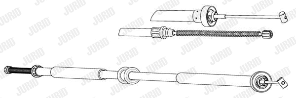 Cable Pull, parking brake (434545J)