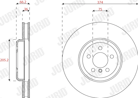 Brake Disc (563284JC-1)