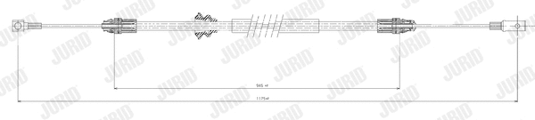 Cable Pull, parking brake (432808J)
