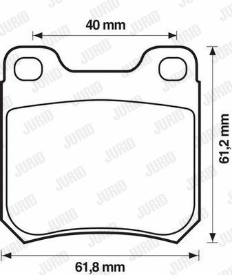 Brake Pad Set, disc brake (571390J)