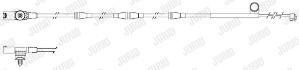 Warning Contact, brake pad wear (581413)