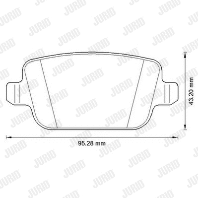 Brake Pad Set, disc brake (573263JC)