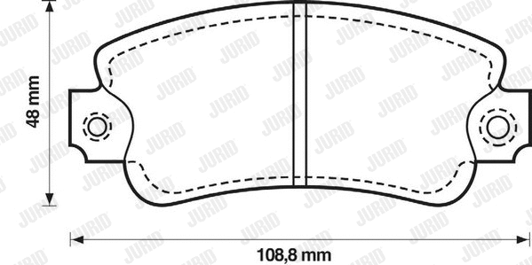 Brake Pad Set, disc brake (571464J)