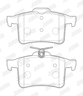 Brake Pad Set, disc brake (573800J)