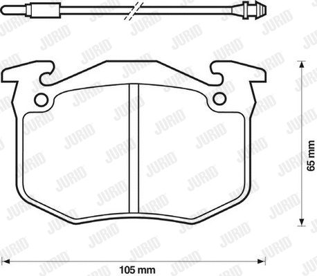 Brake Pad Set, disc brake (571262J)
