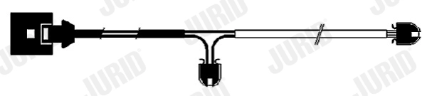 Warning Contact, brake pad wear (FWI273)