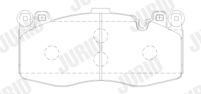 Brake Pad Set, disc brake (573879J)