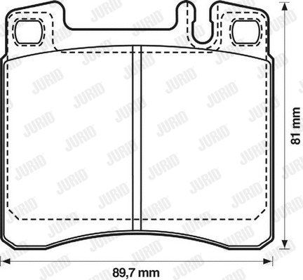 Brake Pad Set, disc brake (571478J)