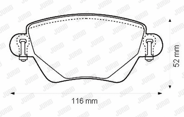Brake Pad Set, disc brake (573120J)