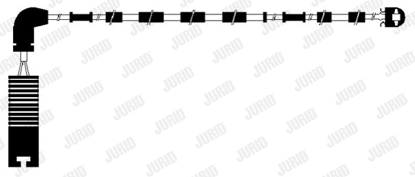 Warning Contact, brake pad wear (581423)
