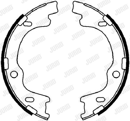 Brake Shoe Set, parking brake (362533J)