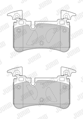 Brake Pad Set, disc brake (573615J)