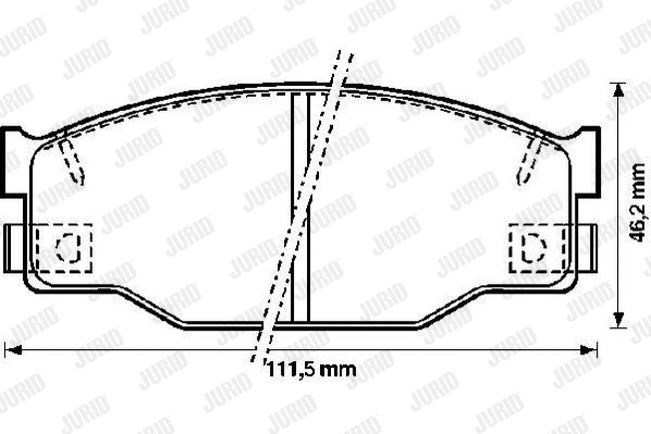 Brake Pad Set, disc brake (572227J)
