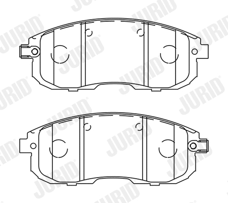 Brake Pad Set, disc brake (573304J)
