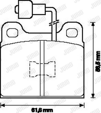 Brake Pad Set, disc brake (571254J)