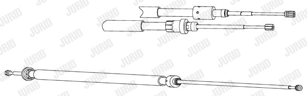 Cable Pull, parking brake (433041J)