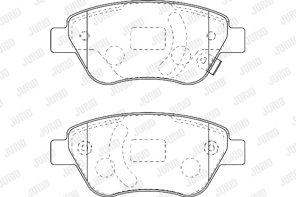 Brake Pad Set, disc brake (573204D)