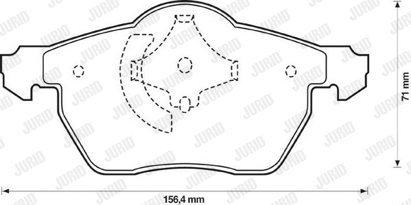 Brake Pad Set, disc brake (573052J)