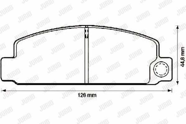 Brake Pad Set, disc brake (572296J)