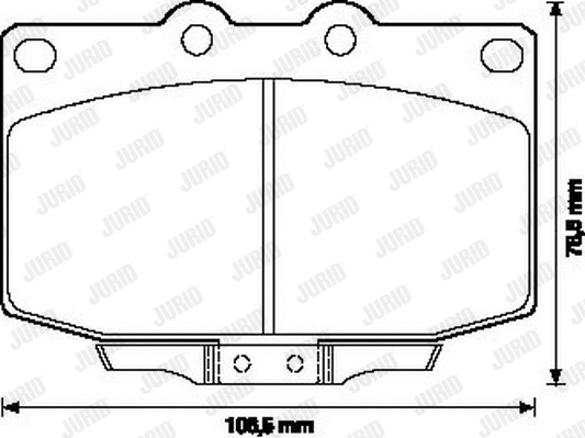 Brake Pad Set, disc brake (572174J)