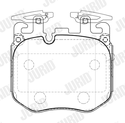 Brake Pad Set, disc brake (573880J)