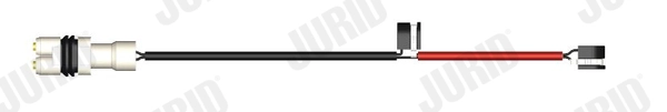 Warning Contact, brake pad wear (FWI409)