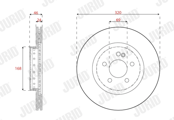 Brake Disc (563468JVC-1)