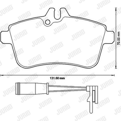 Brake Pad Set, disc brake (573230J)