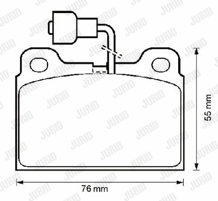 Brake Pad Set, disc brake (571303J)