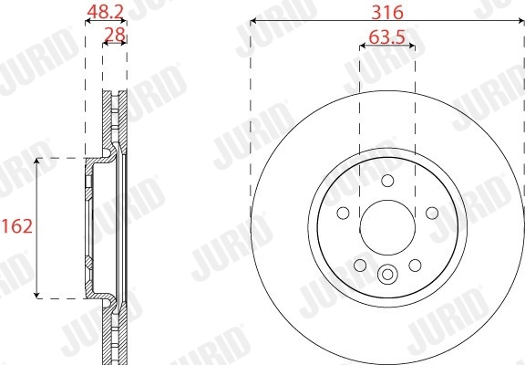 Brake Disc (563304JC-1)