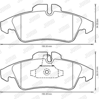 Brake Pad Set, disc brake (573190J)