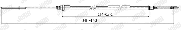 Cable Pull, parking brake (431205J)