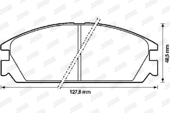 Brake Pad Set, disc brake (572287J)