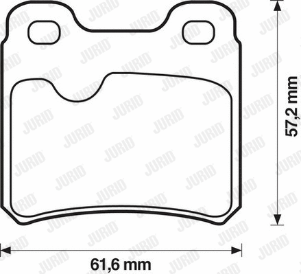 Brake Pad Set, disc brake (571407J)