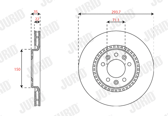 Brake Disc (563298JC)