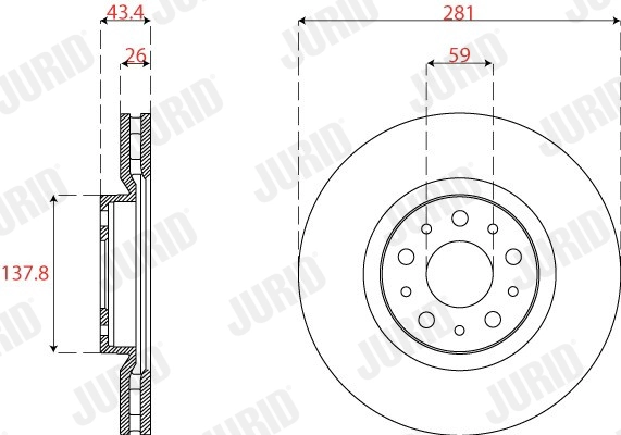 Brake Disc (563274JC-1)