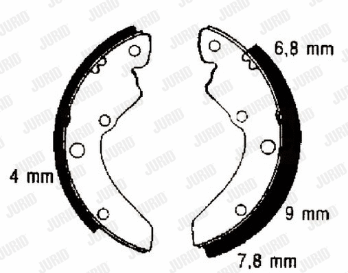 Brake Shoe Set (361194J)