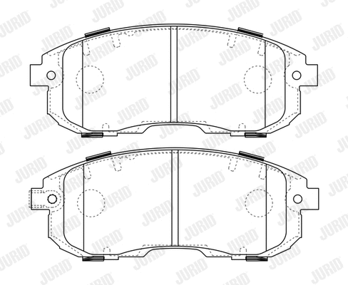 Brake Pad Set, disc brake (573646J)