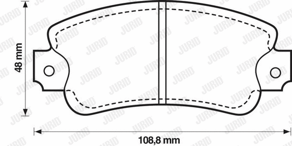 Brake Pad Set, disc brake (571307J)
