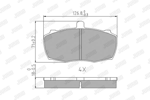 Brake Pad Set, disc brake (571822J)