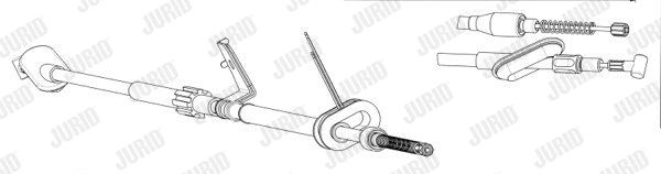 Cable Pull, parking brake (434537J)