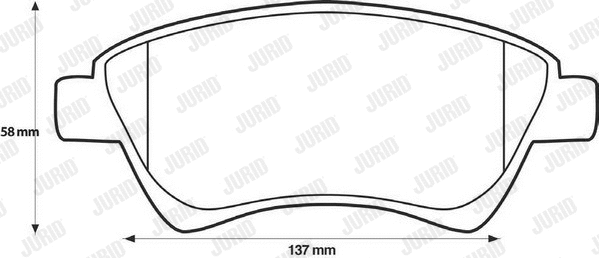 Brake Pad Set, disc brake (573124JC)