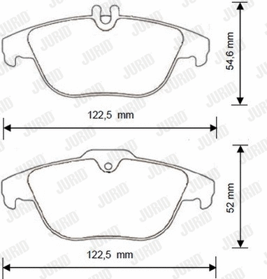 Brake Pad Set, disc brake (573248J)