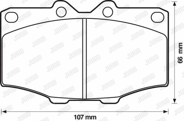 Brake Pad Set, disc brake (572178J)