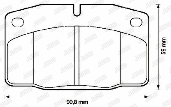 Brake Pad Set, disc brake (571539J)