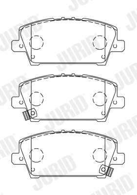 Brake Pad Set, disc brake (572579J)