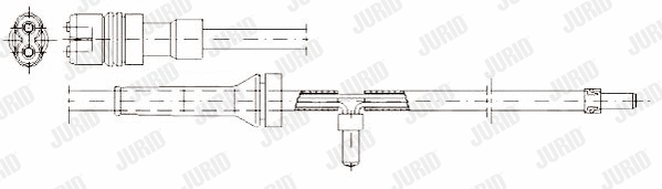 Warning Contact, brake pad wear (581362)