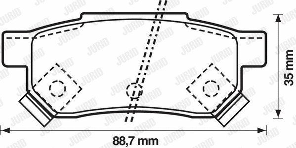 Brake Pad Set, disc brake (572137J)