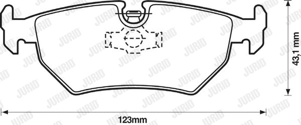 Brake Pad Set, disc brake (571837J)