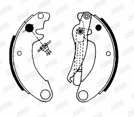 Brake Shoe Set (361034J)